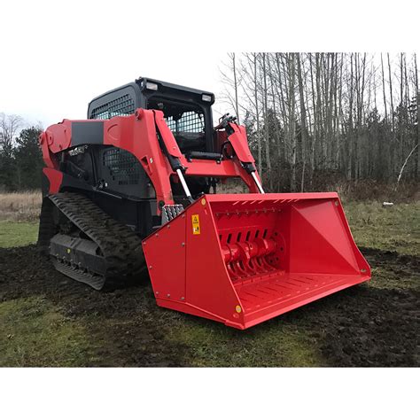 stone crusher attachment for skid steer|skid steer mounted concrete crusher.